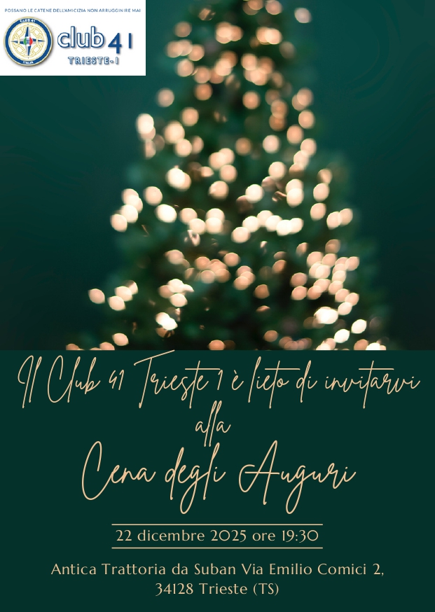 TRIESTE - Cena degli Auguri