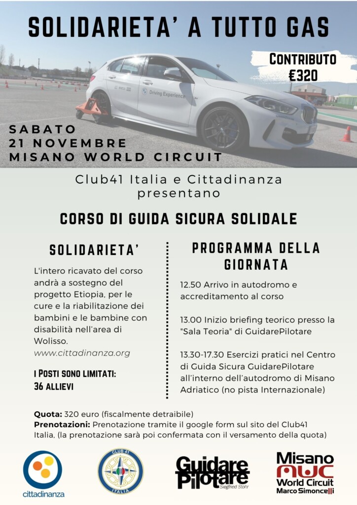 Corso di Guida Sicura Solidale